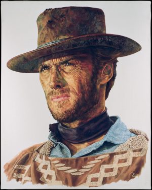 Clint Eastwood - El Bueno - Pintura Óleo - Vicente Amposta