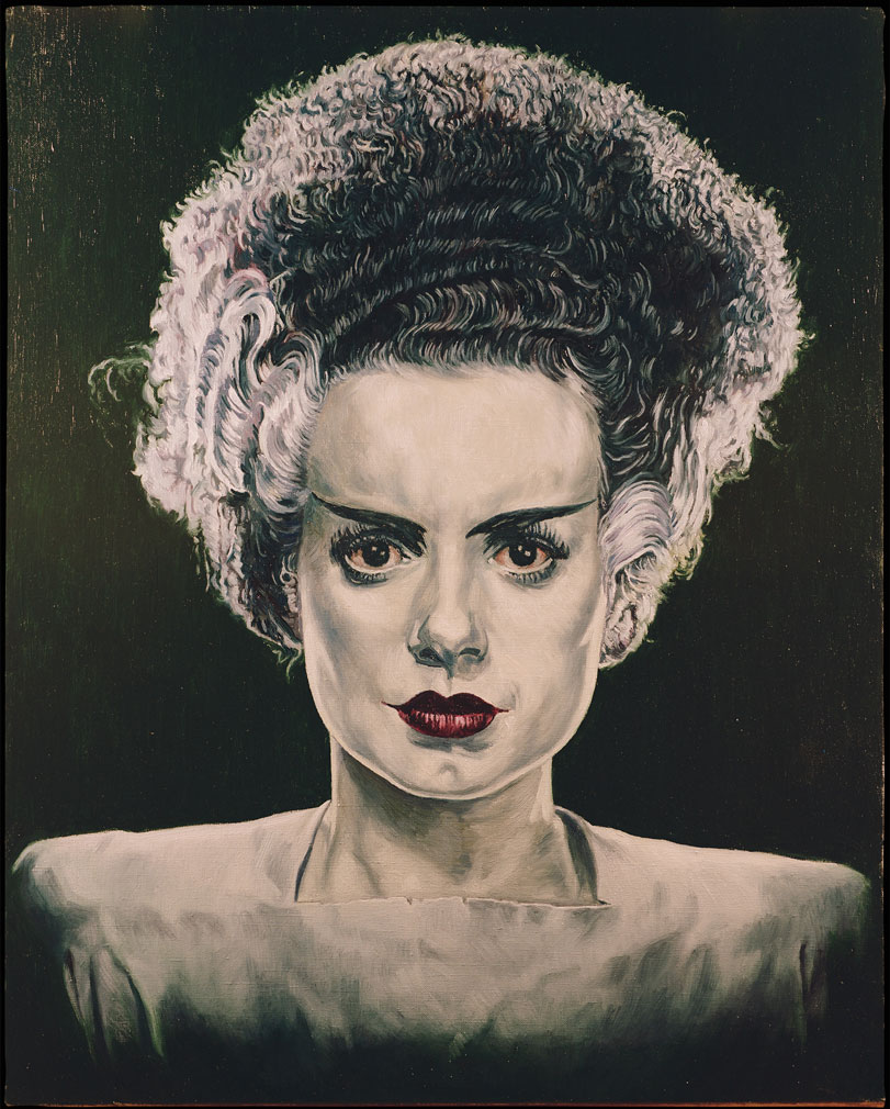 Elsa Lanchester - La Novia de Frankenstein - Pintura Ã“leo