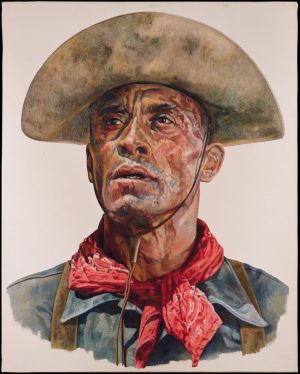 Woody Strode - Sergeant Rutledge - Pintura Ã“leo - Vicente Amposta